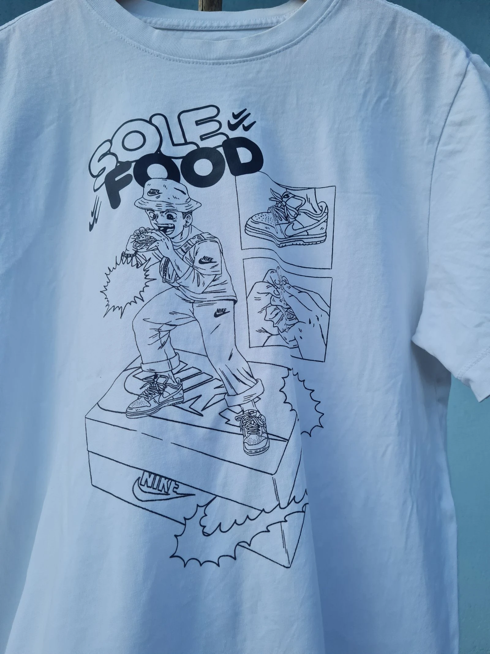 Camiseta blanca sole food 🌺 Nike talla M / 38 – photo 4